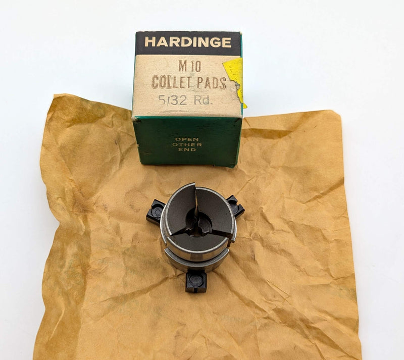Hardinge M10 5/32" Round Smooth Collet Pads 3-Segment for M10 Collet