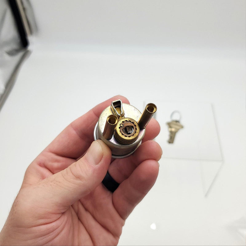 Schlage Rim Cylinder E2175 Satin Chrome 3/4"L 4" OAL 5 Pin C KWY No Collar 4