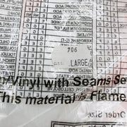 Guardian 706ORL Bib Overalls Size Large Tri-Weave Orange Vinyl Chem/Fire Resist 2