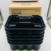 Rubbermaid FG315488BLA Carry Caddy Food Delivery Cleaning Water Bottles Blck 6pk 1