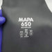 MAPA Butoflex 650 Butyl Gloves Chemical Resistant Size 8 Med 14" Long Black Pair 3