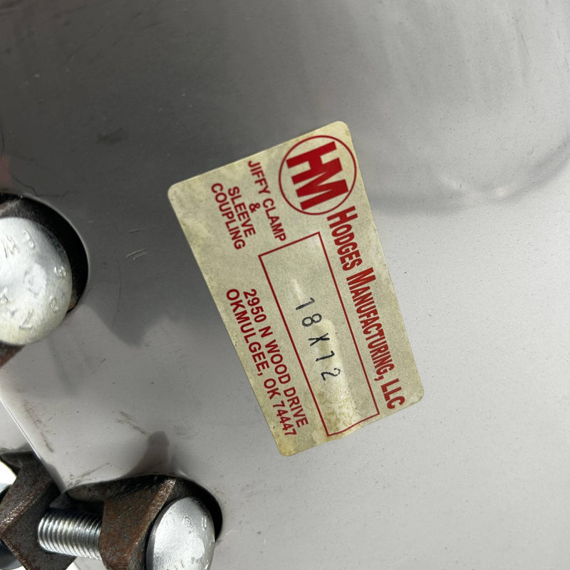 Hodges Manufacturing 280607 Jiffy Clamp Sleeve Coupling 18X12 Style 2450 SS 2