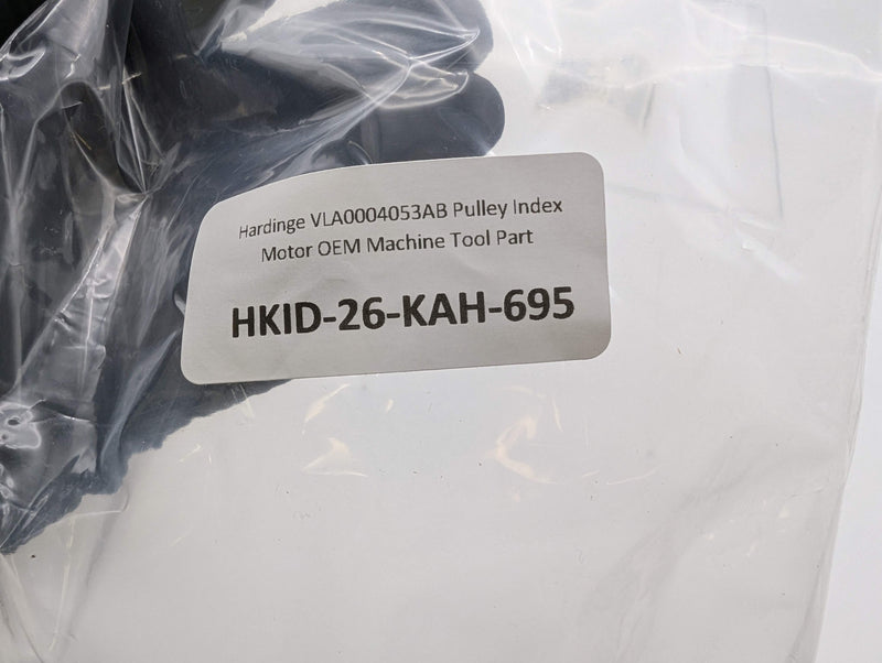 Hardinge VLA0004053AB Pulley Index Motor OEM Machine Tool Part