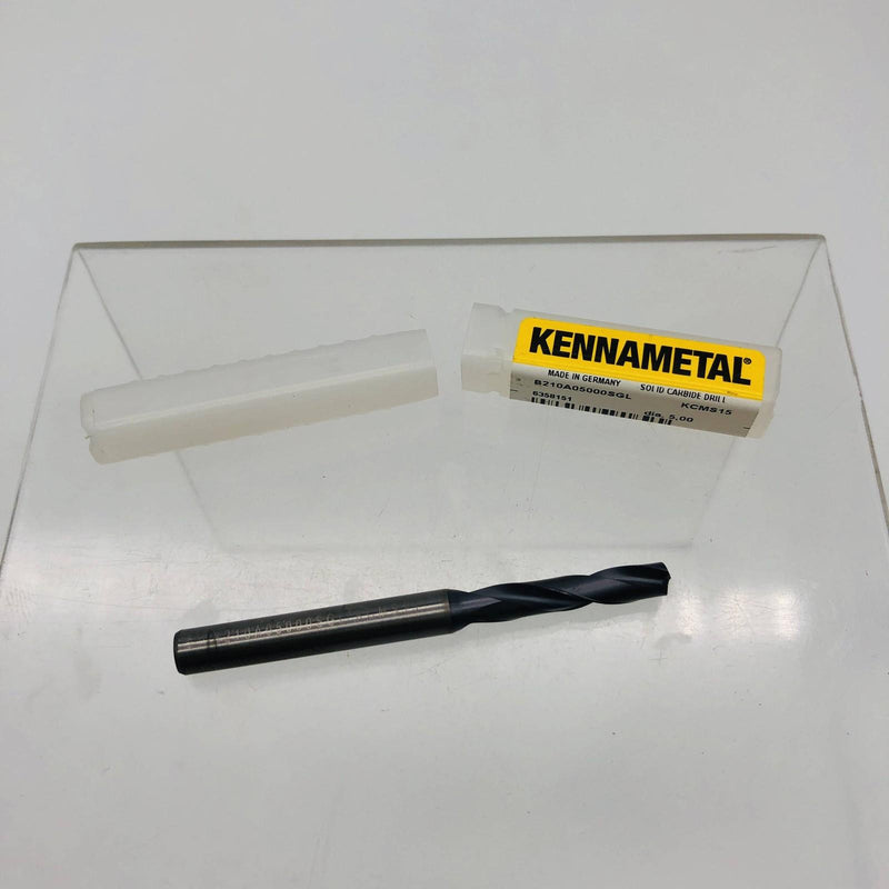 Kennametal 6358151 Carbide Drill Bit Coolant 3XD .1969 KCMS15 Grade Solid 8