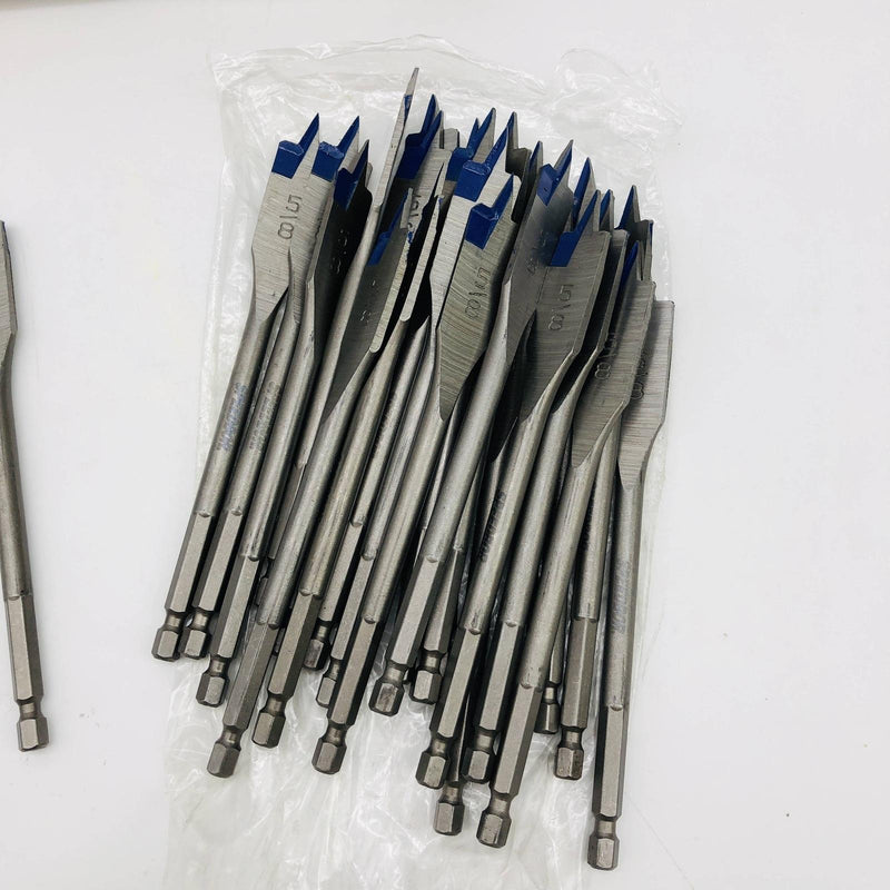 Irwin 99910 Speed Bore Drill Bit 5/8 x 6 Blue Groove Quick Change Hex Shank 24pk 4