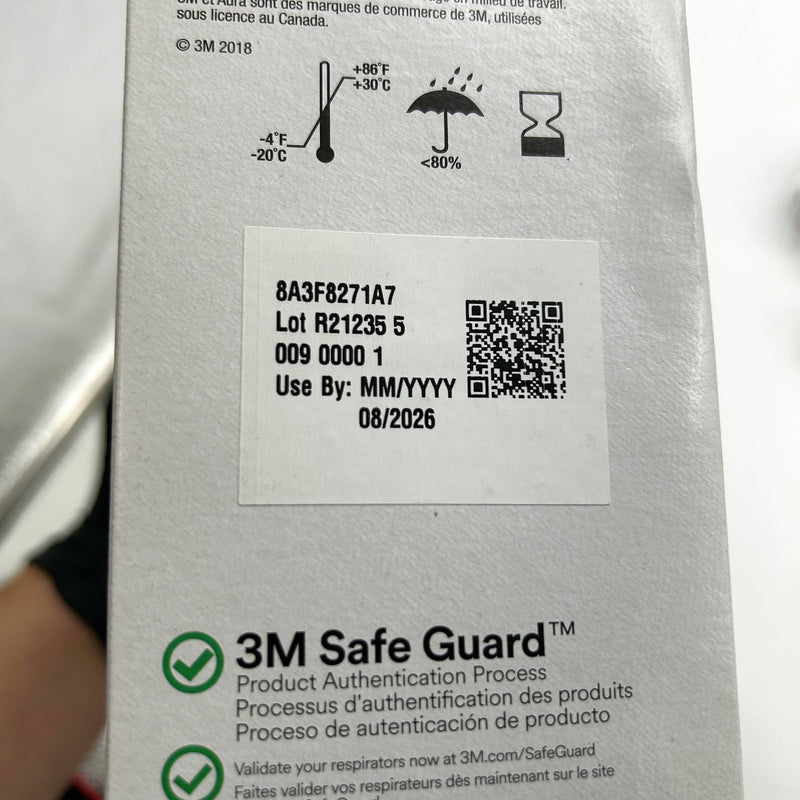3M 9211+ 37193 Particulate Respirator Exhalation Valve N95 Mask Lot of 20