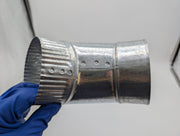 Fantech 4" Y Adapter Duct 4" x 4" x 4" Galvanized Sheet Metal FY 4 4