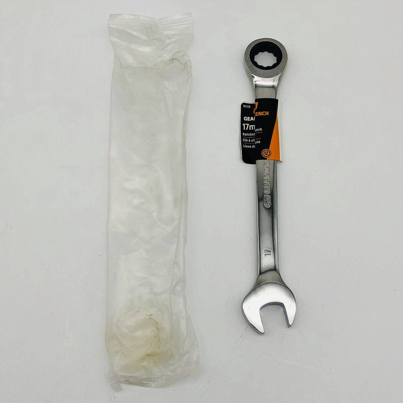 Apex Gearwrench 9117D Ratcheting Combination Wrench 17mm 12pt 72-Tooth 1pc 1