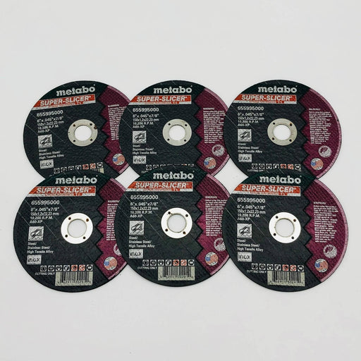 Metabo 55995 Straight Cut-Off Wheel 6"x.045"x7/8" Super Slicer Type 1 A60 XP 6pk 1