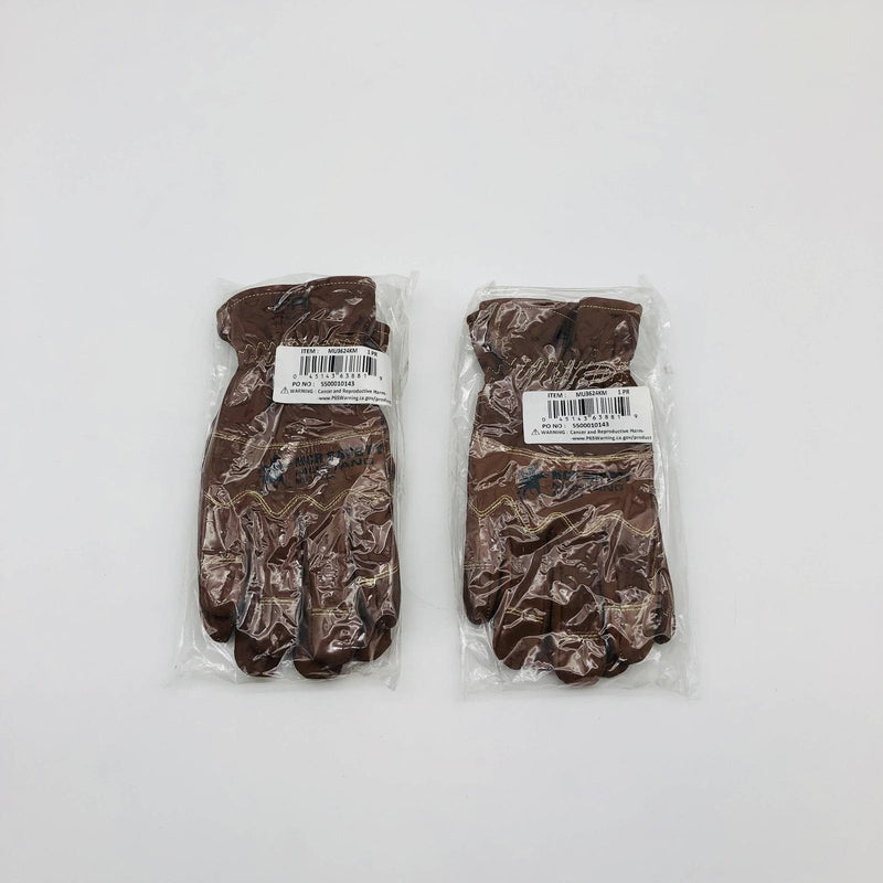 MCR Safety MU3624KM Driver Glove Medium Goat Grn Dbl Palm Lined Wing Thumb 2 Prs 7