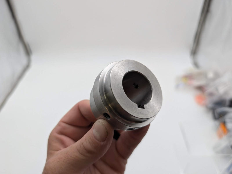 Rexnord 10287370 Coupling Hub 1-1/8" Bore 1/4" x 1/8" Keyway Steel