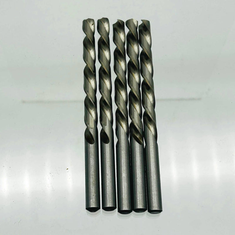 Cle-Line C18416 Jobber Length Drill Bit 1898L 19/64 LH Cut Bright HSS 5pk No Pkg