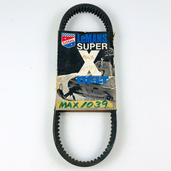 Lemans MAX1039 Drive Belt for Snowmobile Super X OEM New Old Stock NOS 1