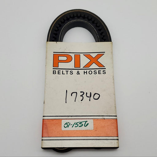 Pix 17340 Belt 0.53" Width 34" Length Cogged V-Belt 1