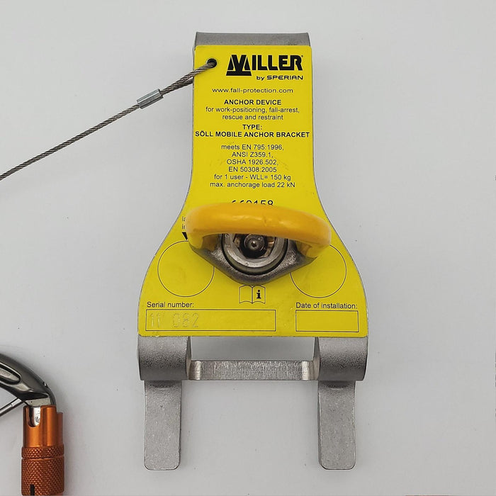 Miller / Soll Glideloc 26176 Mobile Anchor Device 330 lbs for Glideloc Ladders 2