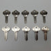 10x Ilco 1010B Key Blanks For Some Sargent Locks S10 EZ Nickel Plated NOS 3