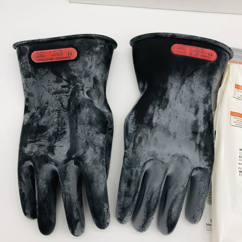Marigold RIGCL011B/11.0 Electrical Insulating Gloves Rubber Sz 11 Class 0 11" 5