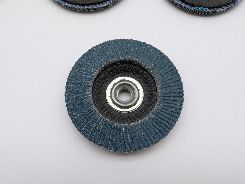 Tex Tuff 4-1/2" Flap Discs 60 Grit T29 5/8"-11 Arbor Hole 1686572 Pack of 10 3