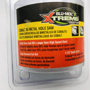 Blu Mol Xtreme 5199B Hole Saw 2-1/8" / 54mm Cobalt Steel Bi-Metal Cats Eye Open 3