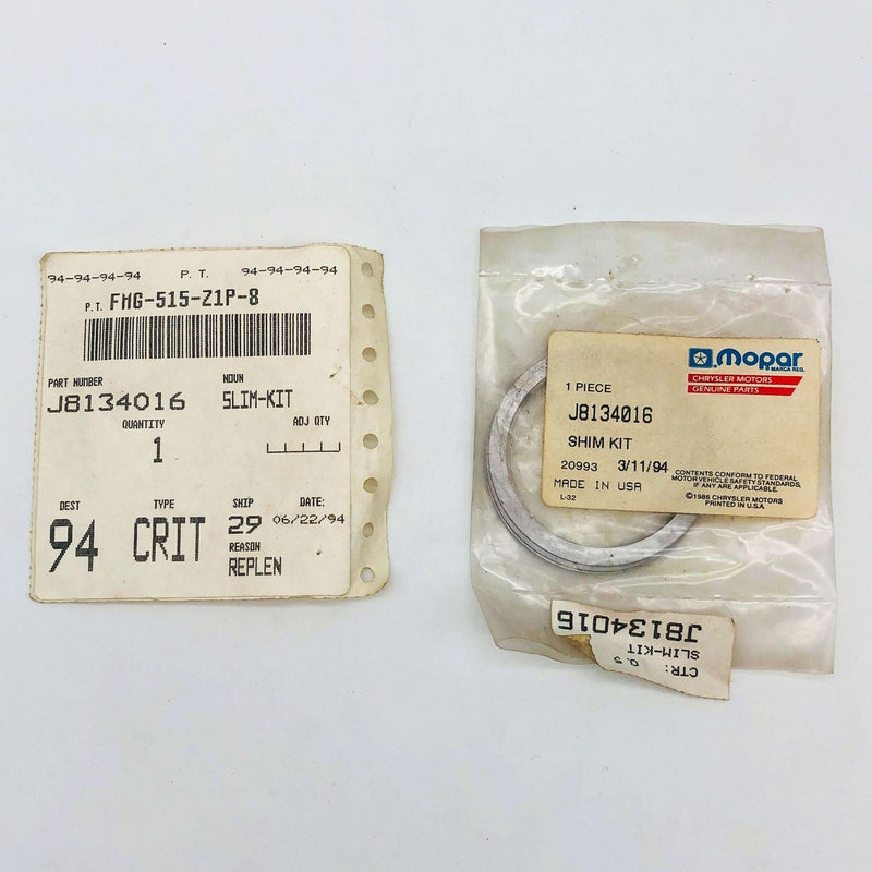 Mopar J8134016 Shim Kit for Gear Train T4 T5 OEM NOS 1981-1986 Jeep Sealed 1