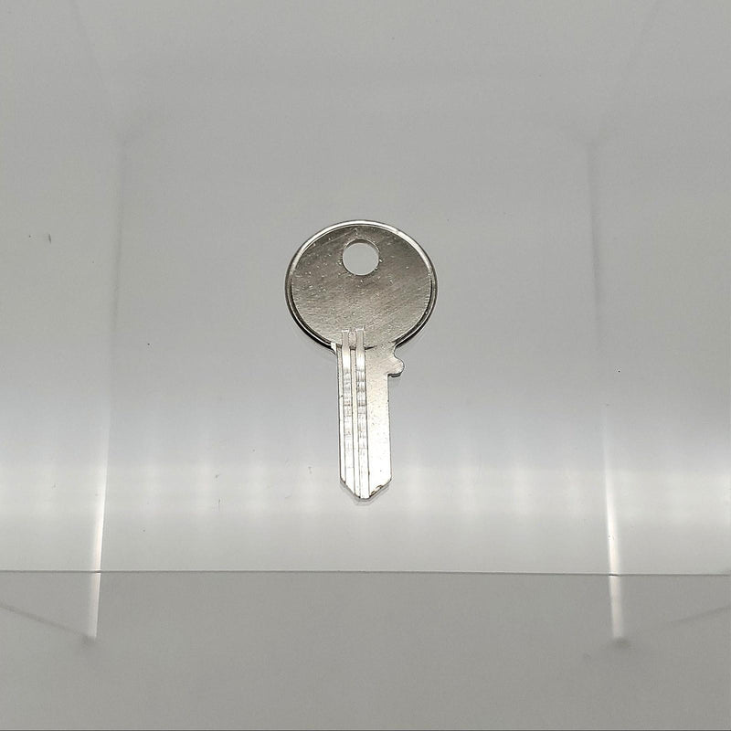 2x Ilco V61S Key Blanks Citroen Gas Cap Lock Nickel Plated NOS 2