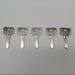 5x Taylor X113 Key Blanks for Some Older Fiat Vehicles Ilco NE56 Nickel Plated 3