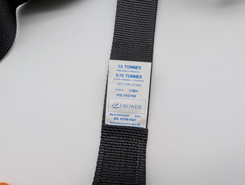 Euroweb Gas Bottle Strap 50mm Wide 1.15M Length Rated for 3/4 Ton HYS-GBS1