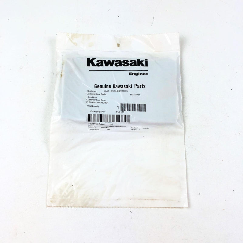 Kawasaki 110137034 Air Filter Element Pre OEM New Old Stock NOS 6