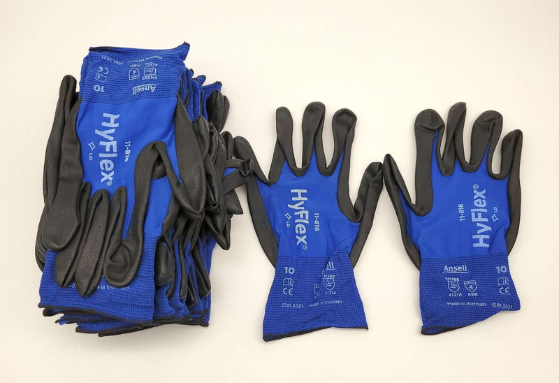 Ansell Palm Coated Work Gloves Size XL High Dexterity 11-816 Pack of 12 Pairs 1