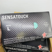 MCR Safety 5025 Disposable Glove Large Powdered Vinyl 9.5" L 6.5Mil 400 Gloves 6