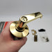 Schlage Door Lever Privacy Lock Bright Brass LEV 2-3/4" Backset A40S 605 2