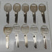 10x Ilco B47G Key Blanks For Some Cadillac Chevy GMC K Keyway Nickel Silver NOS 3