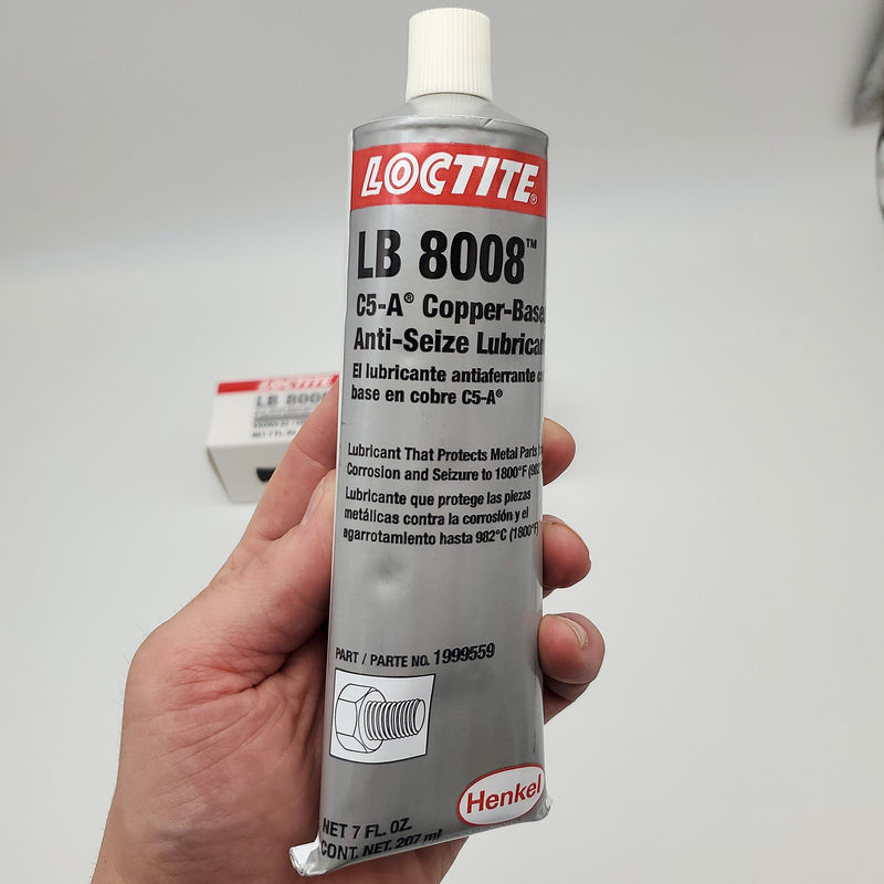 Loctite LB 8008 Anti-Seize Lubricant C5-A Copper Based 7 Fl Oz w/ Brush Top 2