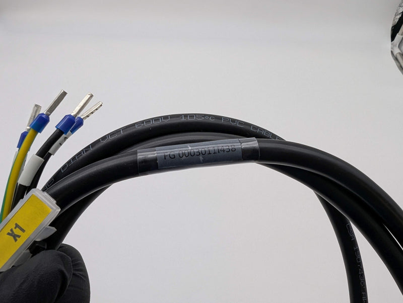 Hardinge FG 0003011I438 Coolant Motor Power Cable Assembly 4 Pin Female to Male