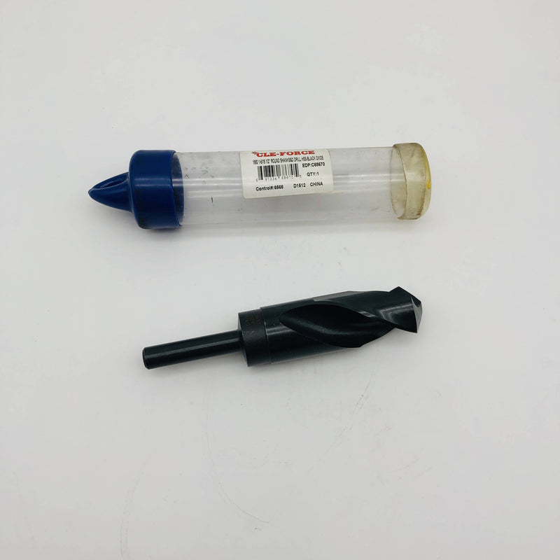Cle-Force C68670 Drill 1-5/16 1680 1/2in Round Shank S&D HSS Black Oxide 8