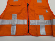 National Safety Apparel Electrician Vest Large Arc & Fire Resistant 4 Pocket 3