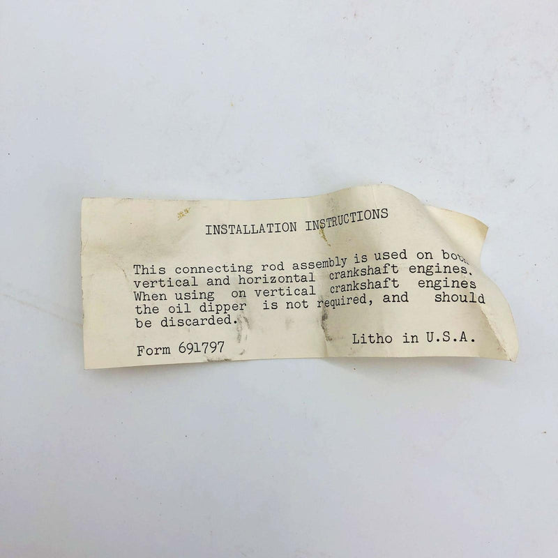 Tecumseh 32875A Connecting Rod for Engine OEM NOS Ss to 32875B Replaces 32611 3