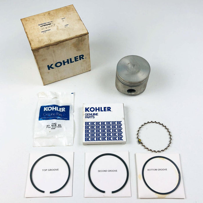 Kohler 4787407 Piston and Piston Ring Set 4810801 OEM NOS Replaced 4787407S Cp2 1