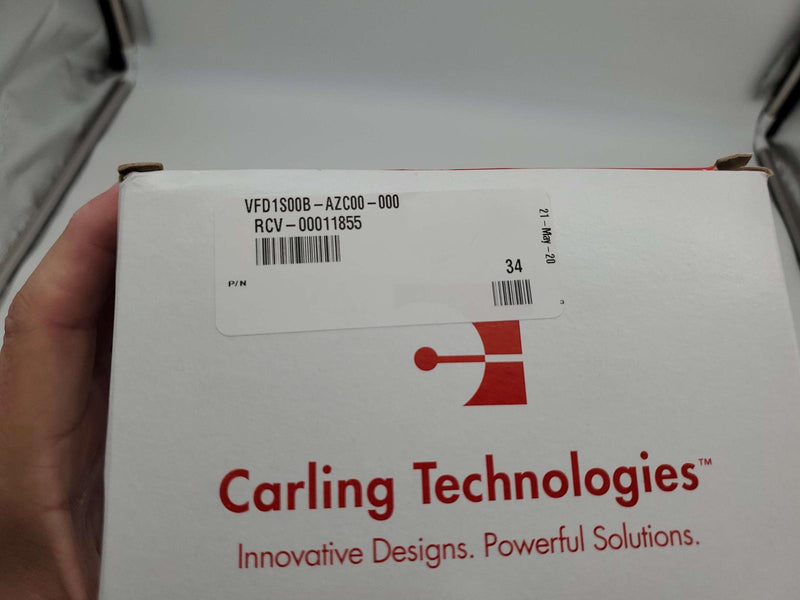 Carling VFD1S00B DPST Rocker Switch 20A 12V Contura II No Lens No Legend 4