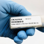 Screw Machine Drill Bit 13/64 HSS 135 Deg Spt Pt Blk Oxide Exactek 1812213 6pk 2