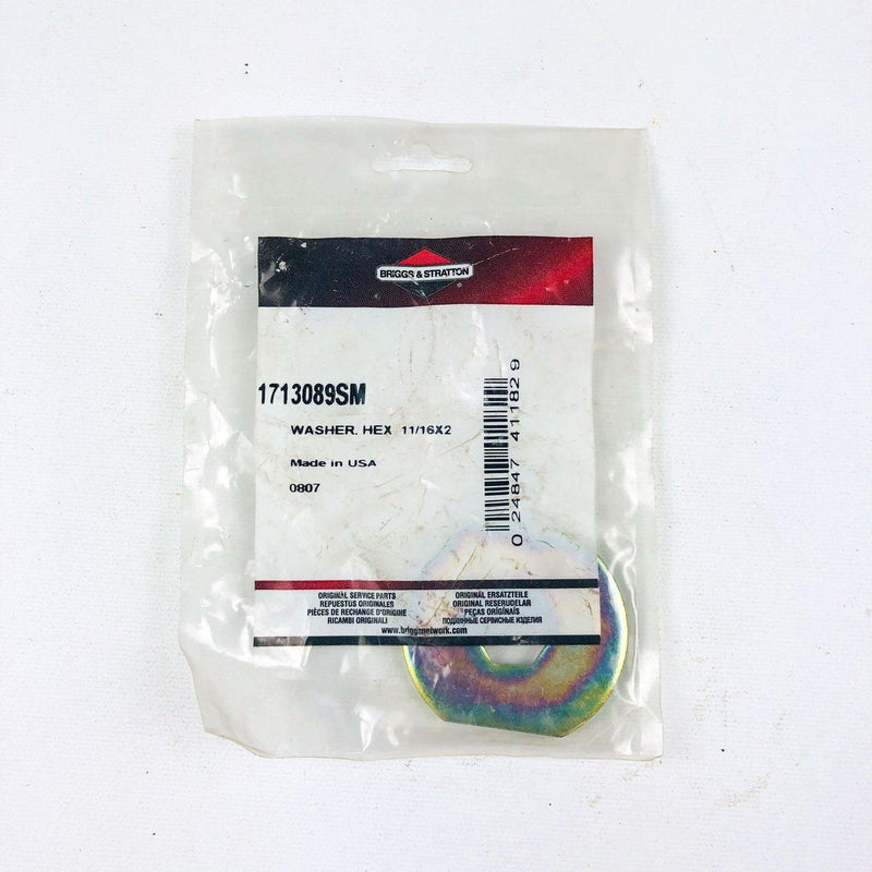 Briggs and Stratton 1713089SM Washer Hex 11/16x2 OEM NOS Simplicity 1713089 6