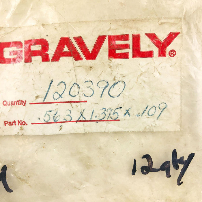 Gravely 120390 Washer Flt .563x1.375x.109 OEM NOS Replcd 06401012 Clear 2