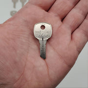 1x Ilco 1069G Key Blanks For National D8787 5 Disc Locks Nickel Plated NOS 3