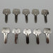 10x Ilco 1010M Key Blanks For Some Sargent Locks Nickel Plated 5 Pin USA Made 3