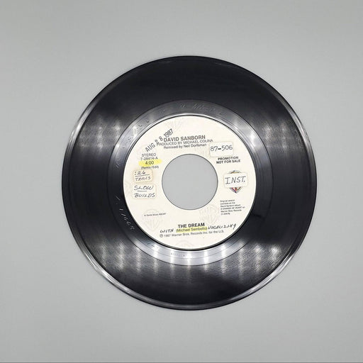 David Sanborn The Dream Single Record Warner Bros. 1987 7-28414 PROMO 2