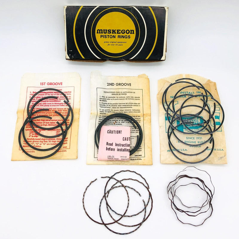 Muskegon BC1602 Piston Rings Standard NOS For Jeep 919194 Open 1