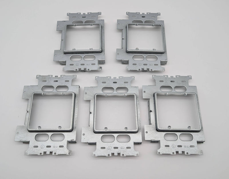Caddy TBP2LV Mounting Plates 2 Gang for Heavy Duty Telescoping Bracket Pack of 5 1