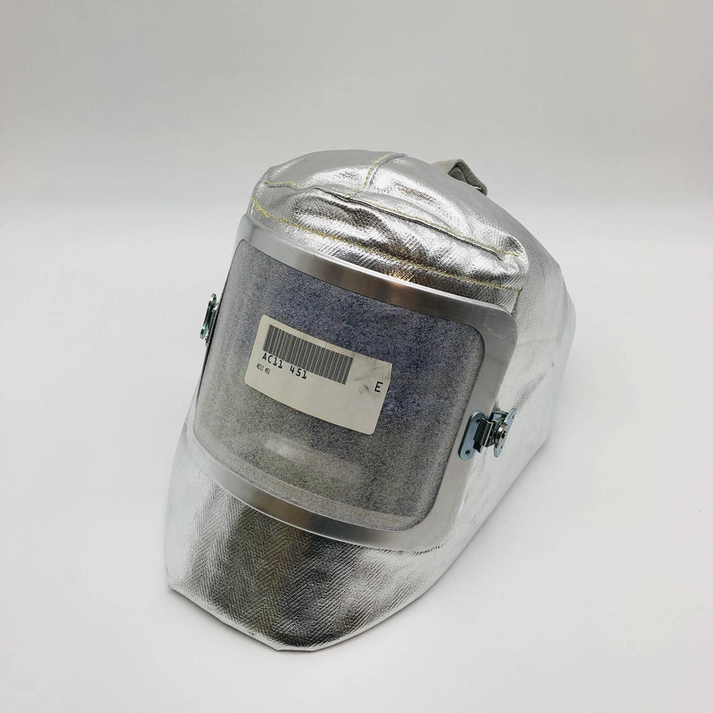 Steel Grip AC11 451 Hood Aluminized W Hard Cap 14 oz. 7inX11in Lexan Facepiece 10