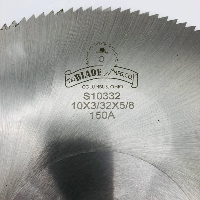 Blade Manufacturing S10332-150 Circular Saw Blade 10" w/ 5/8" Arbor 3/32Th 150T 3