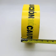 Barricade Tape Caution Precaucion 3in x 1000ft Custom 1 Roll Accuform MPT555 5